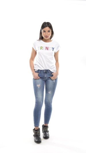 TRENDY T-SHIRT white