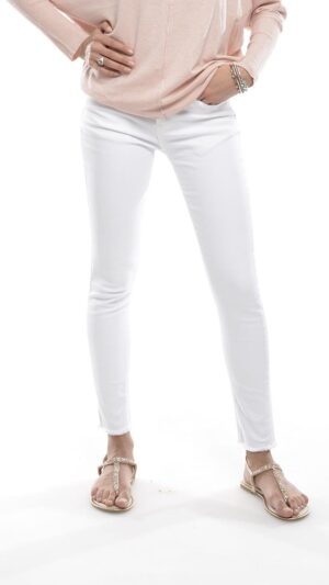GLASSY PANTALONE - bianco
