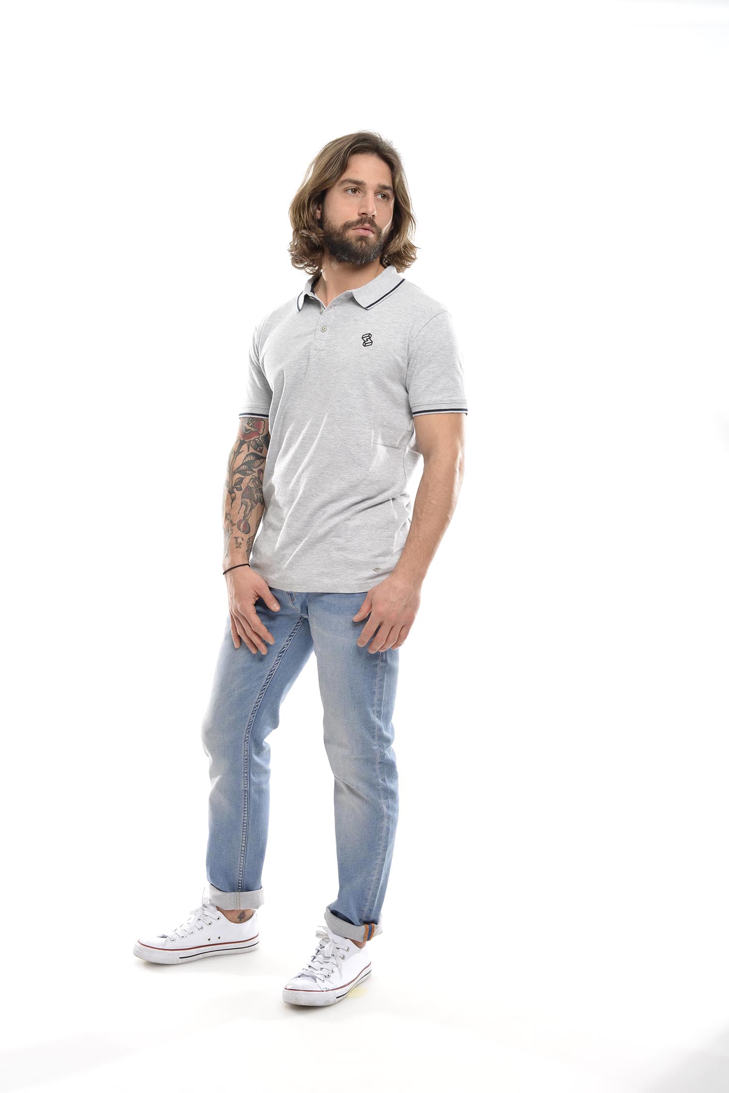AXTON POLO GRIGIO - immagine 4