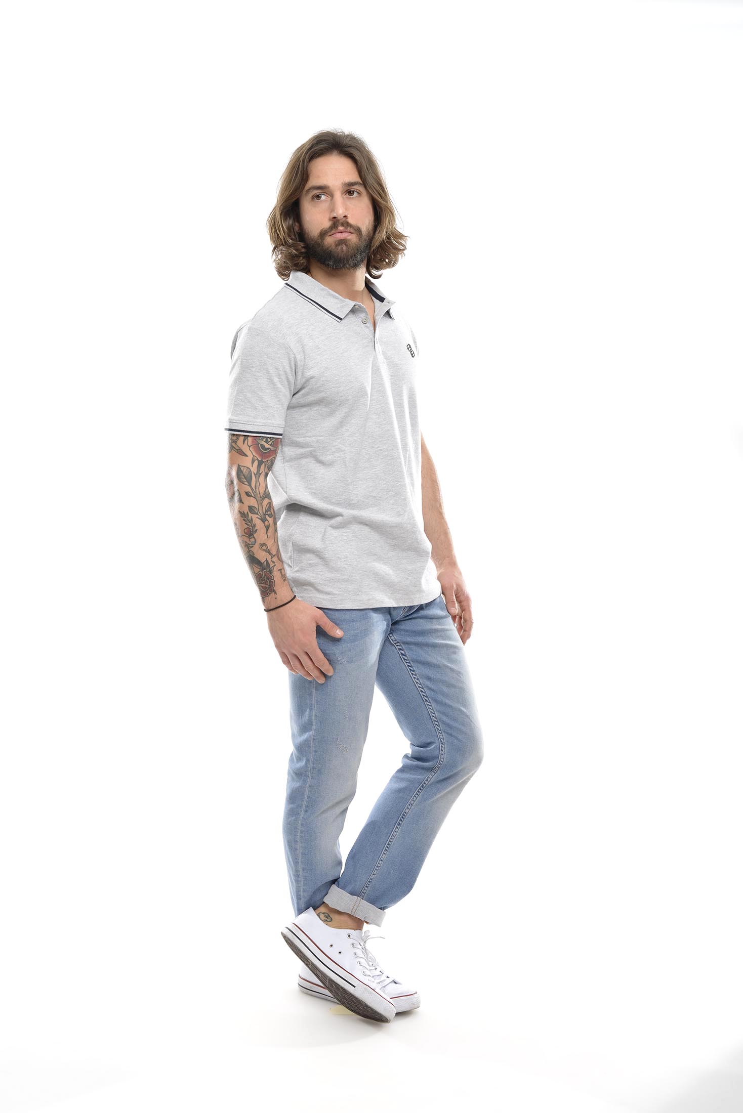 AXTON POLO GRIGIO - immagine 3