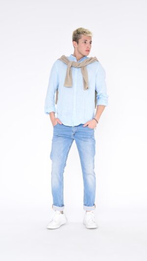 CHENNAI CAMICIA - AZZURRO
